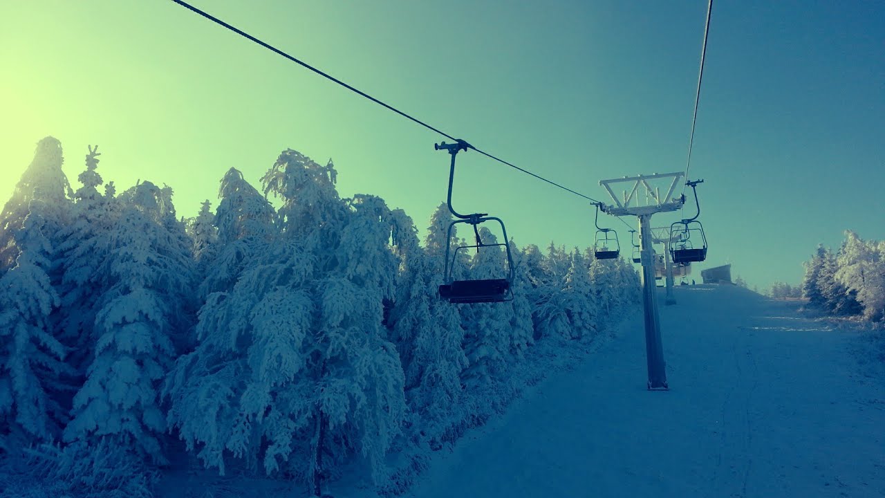Průběh výstavby lanovky Rudný v Zadní Telnici