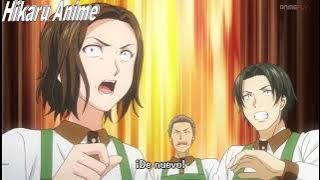 Hisako observa la experiencia de Yukihira en un restaurante  | Shokugeki no Soma