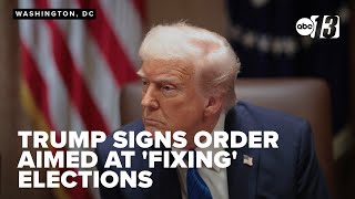 Trump signs executive order aimed at 'fixing election', focus on voting integrity