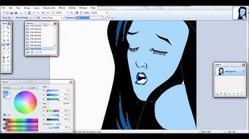 Paint.NET Speed Art | Cartoon Girl