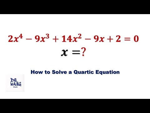 A quartic equation,