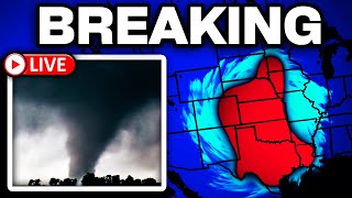 🔴NOW: Tornado On The Ground with LIVE Storm Chasers