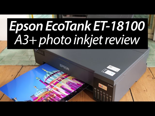 Epson EcoTank PHOTO printer - YouTube
