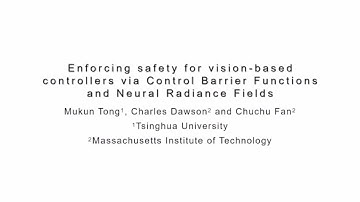 [ICRA 2023] Enforcing safety for vision-based controllers via Control Barrier Functions and NeRFs