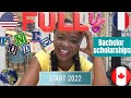 5 Fully funded BACHELORS scholarships for international students in 2022~2023 (Undergraduates)