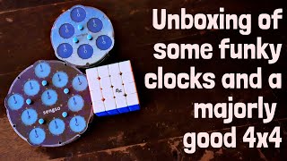 YJ MGC 4x4 + Shengshou Clocks UNBOXING | Cubeorithms (SpeedCubeShop)