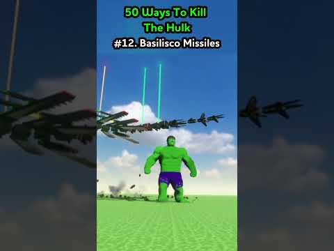 #12. Hulk vs Basilisco Missiles