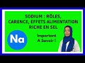 Sodium sel  dfinition composition rles dangers dune alimentation trop sale en 5 min