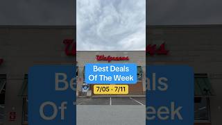 Walgreens Deals Valid 7/05-7/11 #walgreens #walgreensdeals #couponcommunity #couponing