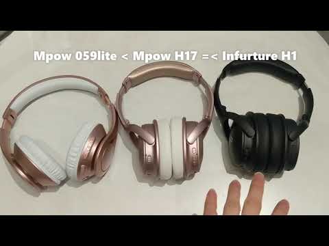 Mpow 059 lite vs Mpow H17 vs Infurture H1 wireless head phones