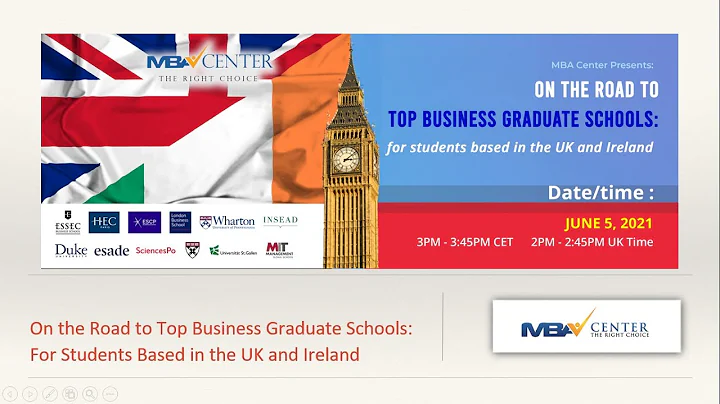 On the Road to Top Business Graduate Schools -For ...