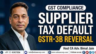 Important compliances in September 2023 for non-payment of taxes by Supplier || Adv Bimal Jain