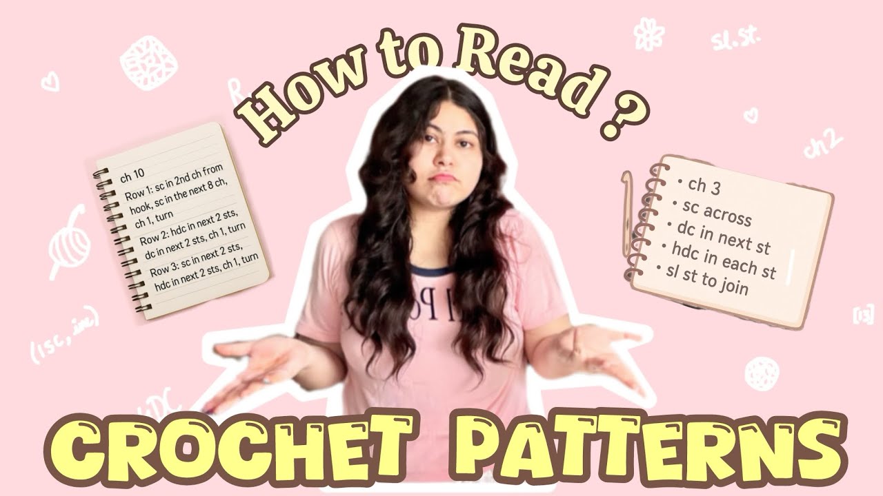 How to read a Crochet Pattern?| crochet guide| beginner friendly| easy tutorial| 