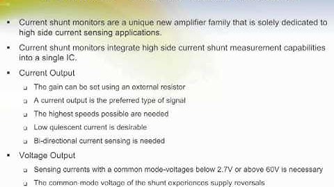 INA199Ax Series Current Shunt Monitors
