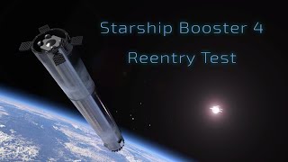 SpaceX Starship Superheavy Booster Reentry Animation