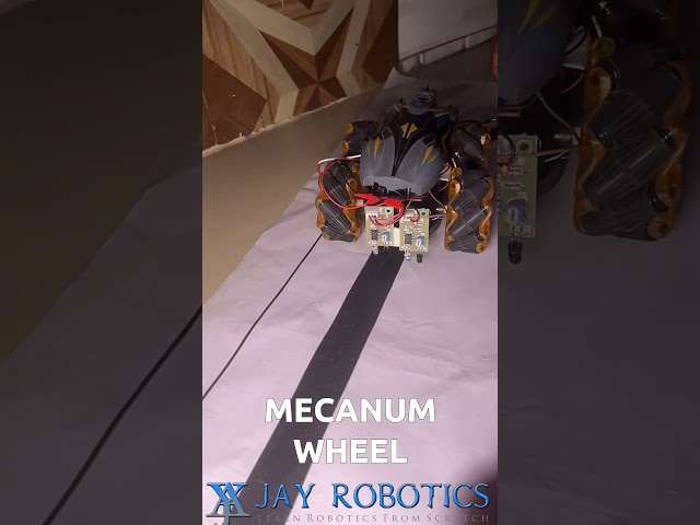 MECANUM WHEELED LINE FOLLOWING ROBOT