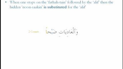 Elongating Sounds   The Substitution Madd