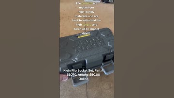Klein Tools 66070 Impact Socket Set Review: Durable and Versatile #shorts