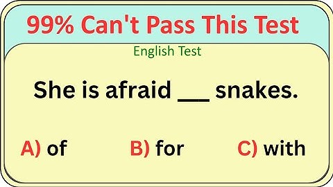 English Grammar Quiz ✨ E 4 English ✨ 99% Can