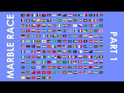 Countries Marble Race 2018 - Part 1