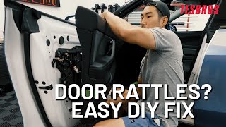 How to Remove Model 3/Y Front Door Panel to Fix Door Rattles - TESBROS