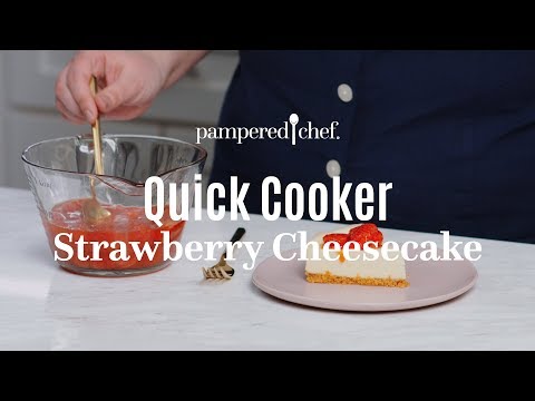 Video: Strawberry Cheesecake In A Slow Cooker