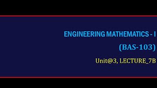 U3_L7B_Jacobian of Implicit Functions | Engg. Maths-I (BAS103) | Hindi