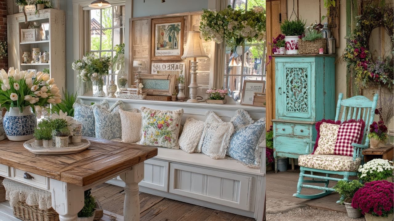 Очаровательная летняя ностальгия: идеи винтажного декора дома с антикварным шармом в 2025 году