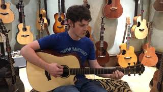 Preowned Taylor BTO Cocobolo Dreadnought Demonstration