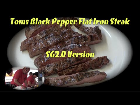 Toms Black Pepper Flat Iron Steak