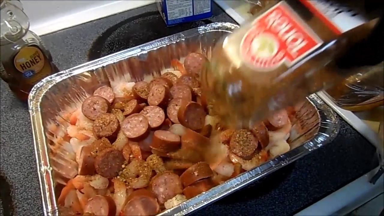 SMOKED SHRIMP & SAUSAGE on Masterbuilt Smoker BUMMERS BARBQ YouTube