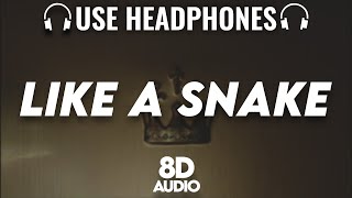 Like A Snake: 8D AUDIO🎧 | Badshah · Raftaar · Aastha Gill | Ek Tha Raja | (Lyrics)