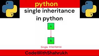 single inheritance in python.