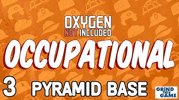 PYRAMID BASE #3 - Oxygen Not Included - Occupational Upgrade (JOBS, HATS & CONVEYOR RAILS)