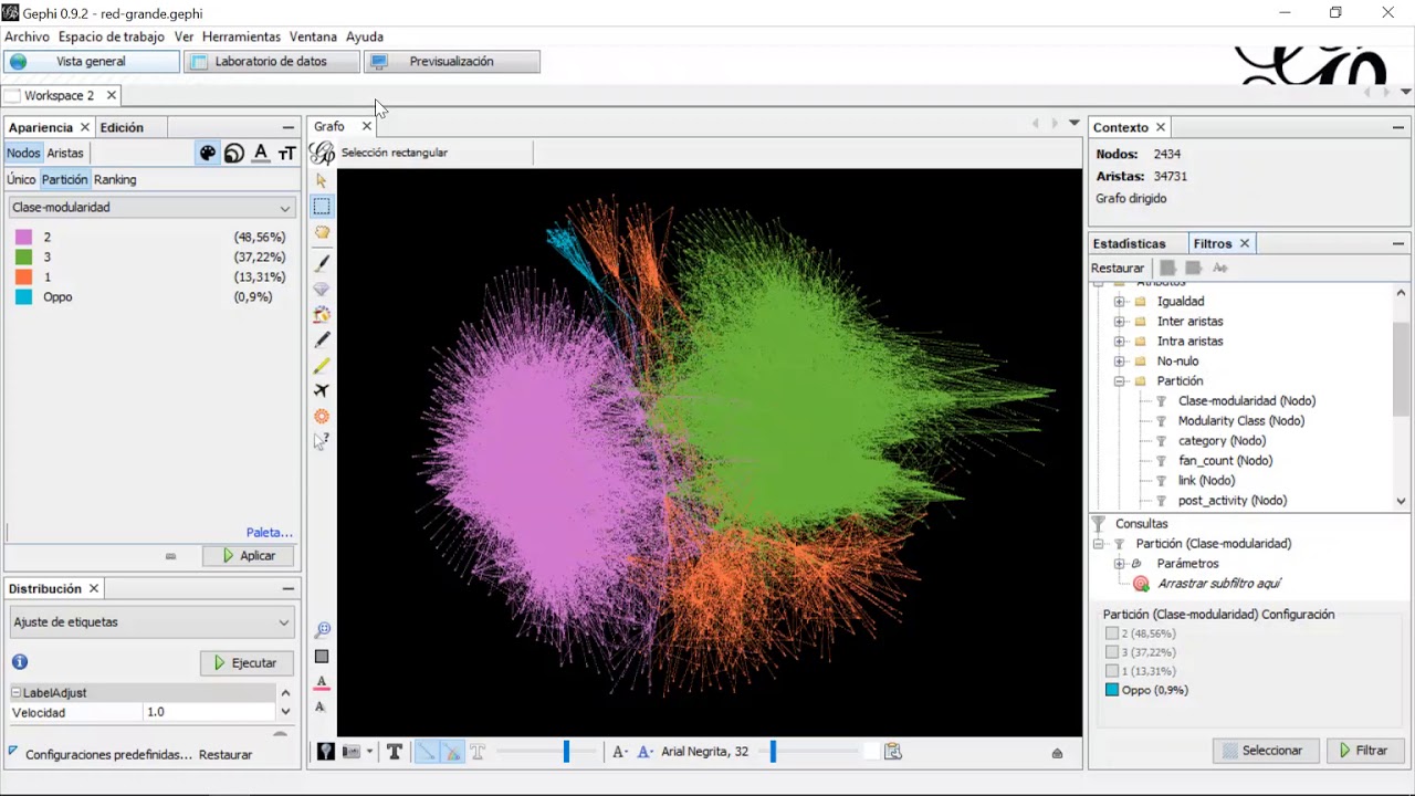 Gephi Tutorial 5: Laboratorio de datos - YouTube
