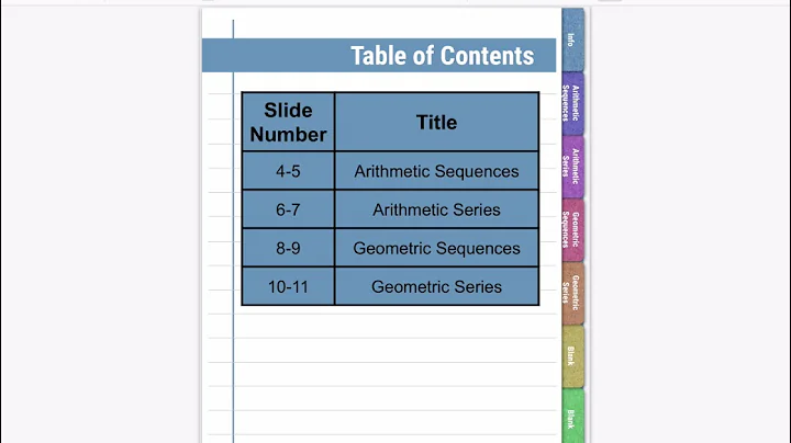 Notes Arithmetic Series
