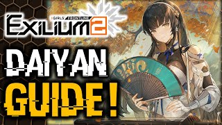 DAIYAN BUILD GUIDE! BEST DAIYAN KEYS, TEAMS & MORE! | GIRLS' FRONTLINE 2: EXILIUM