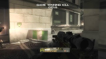 A GOOD WAY TO END A GAME ( MW3 )
