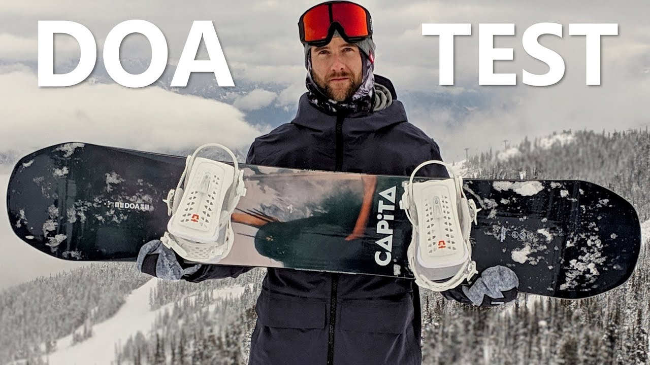 Testing the Capita DOA Snowboard YouTube