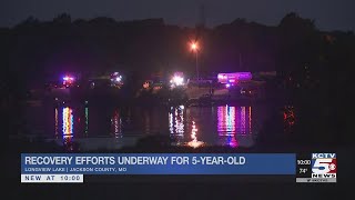 Authorities trying to recover 5-year-old from Longview Lake