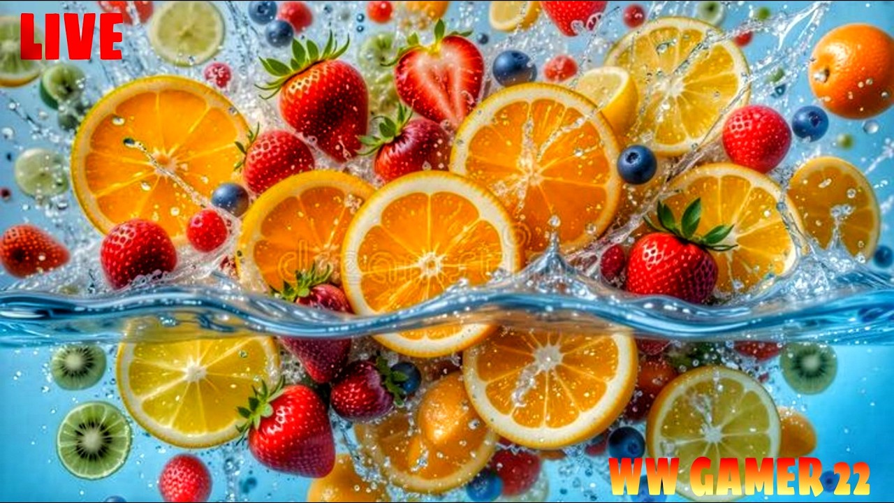 Perfect Slices Playing Game - Fruit Cutting Game | Live Streem 