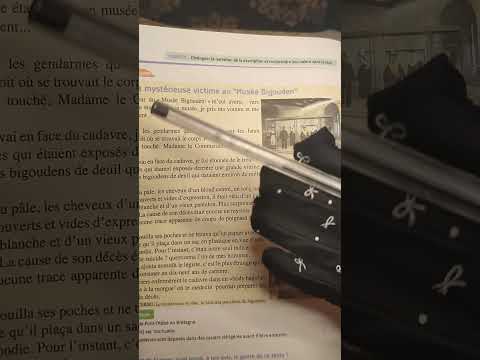 3ème année collège passerelle page 156,157 la mystérieuse victime au musée Bigouden