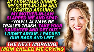 My Mother-in-Law Slapped Me at Christmas: TAKE YOUR DAUGHTER AND GET OUT— She BROKE DOWN at Dinner Update