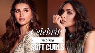 Deepika padukone Tara sutaria Alia bhatt Kareena kapoor Bollywood Actress Inspired Soft wavy curls screenshot 1