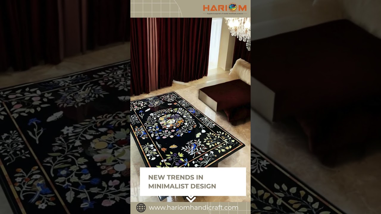 Add Luxury To Your Space with Black Marble Dining Tabletop