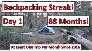 Month 88 - May 2023 - Day 1 - PCT Miles 39 - 41.5 - Mt Laguna, CA - Burnt Rancheria Campground