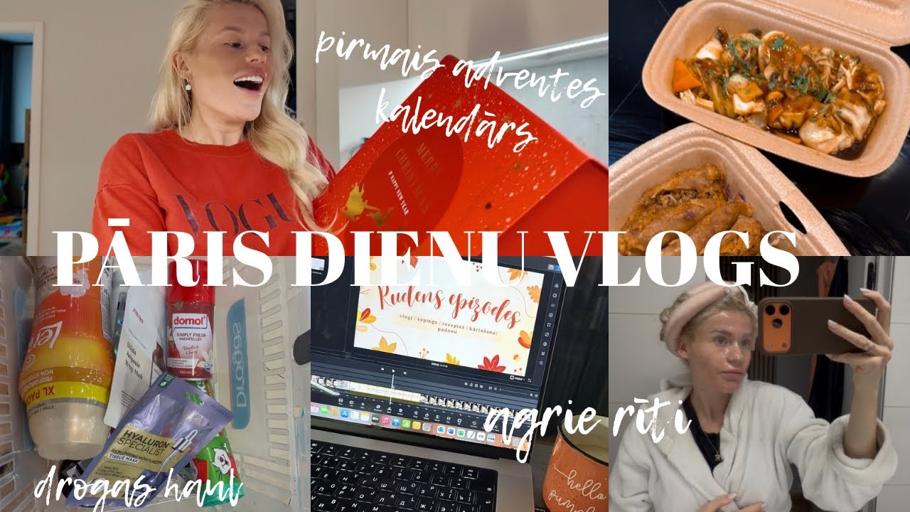 PIRMAIS ADVENTES KALENDĀRS, DROGAS HAUL UN VAI ŠOGAD BŪS VLOGMAS?!! RUDENS EPIZODES 2025🍁VLOGS #498
