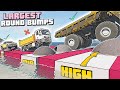 What vehicles will pass the LARGEST ROUND BUMPS in BeamNG Drive
