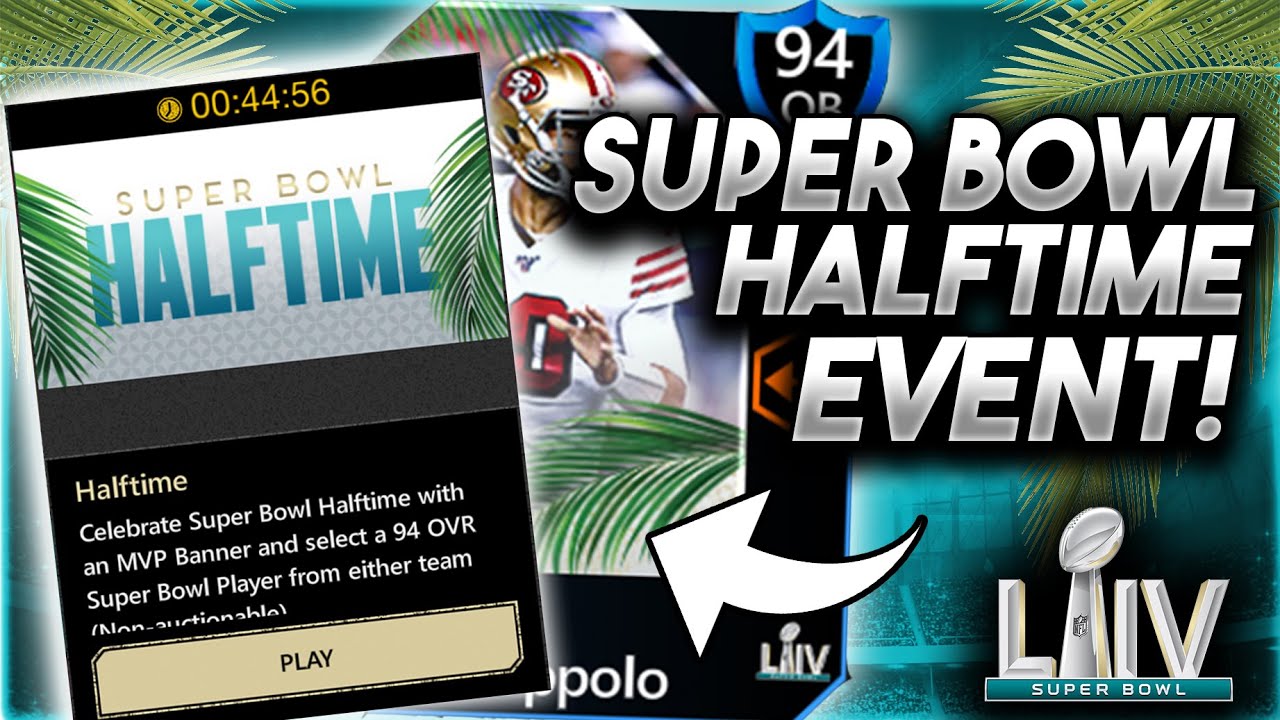 FREE 94! - SUPER BOWL HALFTIME EVENT! - Madden Mobile 20