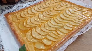 TARTA DE MANZANA receta casera deliciosa , original, fácil y rápida de hacer , te encantará 😋